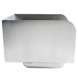 Splash HS-GF-SS-9-9-5 Wall Mount Commercial Hand Sink w/ 9"L x 11"W x 5"D Bowl, Side Splashes