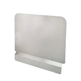 Winco SFSG-2018 18" Removable Splash Guard for 1" Wide Fryers, Stainless