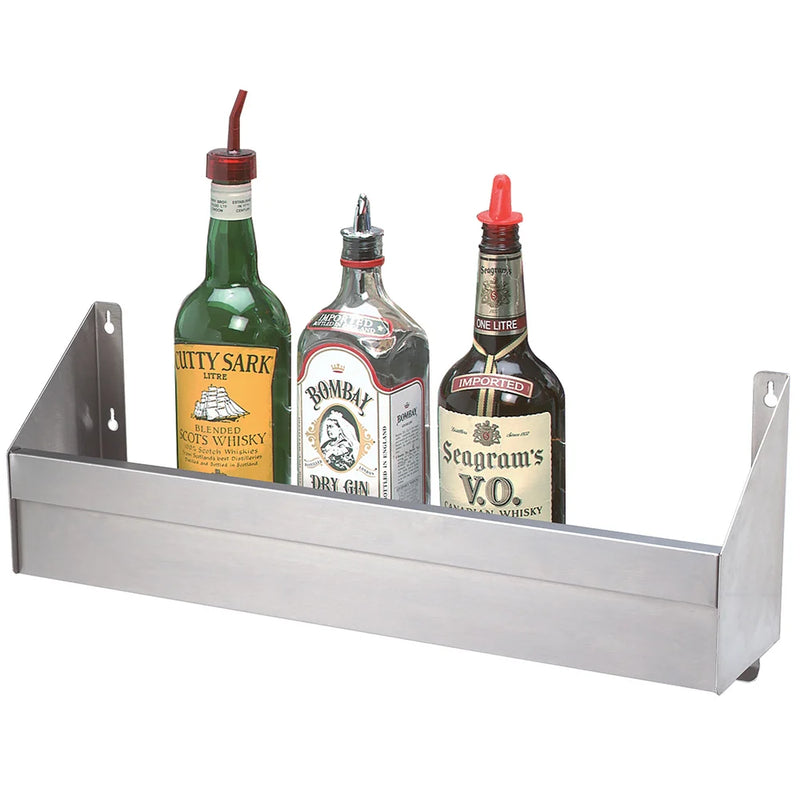 Advance Tabco SRK-4 4 ft Single Tier Keyhole Bottle Rack, Stainless Steel