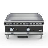 36" Gas Griddle w/ Thermostatic Controls - 1" Steel Plate, Convertible