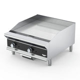 36" Gas Griddle w/ Thermostatic Controls - 1" Steel Plate, Convertible