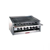 Magikitch'n APM-RMB-648 48" Radiant Charbroiler w/ Round Rod Top Grate, Natural Gas