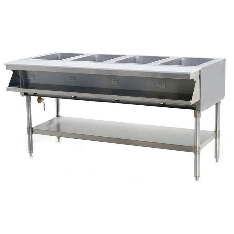 Eagle Group SHT4-240 63 1/2" Hot Food Table w/ (4) Wells & Cutting Board, 240v/1ph