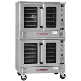 Southbend PCG140S/SD Platinum Double Full Size Natural Gas Convection Oven - 70,000 BTU