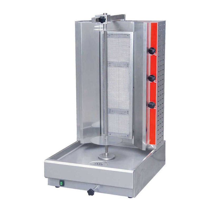Cookline 3G, Gas Vertical Gyro Shawarma Broiler, 55 lbs - 39 000 BTU