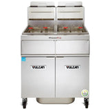 Vulcan 4TR45DF, Gas Multiple Battery Commercial Fryer