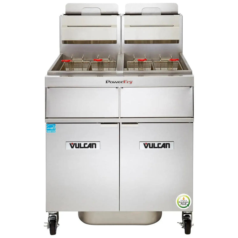 Vulcan 4TR85CF, Gas Multiple Battery Commercial Fryer