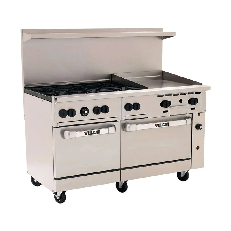 Vulcan 60SS-6B24GT, 60-Inch Gas Restaurant Range