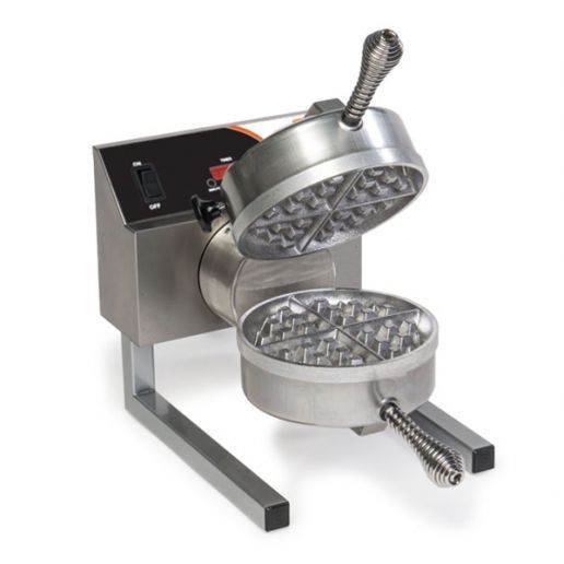 Nemco 7020A-S208, 10-inch SilverStone Non-Stick Belgian Waffle Maker with Removable Grids, 208V