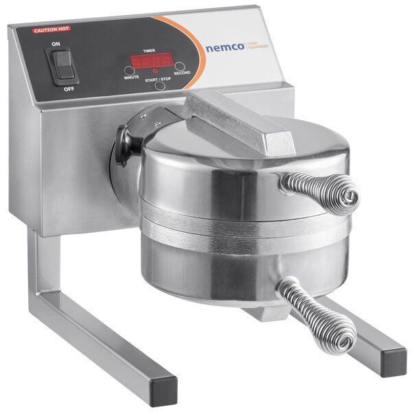 Nemco 7020A, 10-inch Belgian Waffle Maker with Removable Grids, 120V