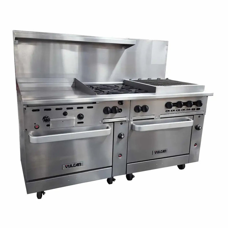 Vulcan 72SS-24GT4B24CB72-Inch Gas Restaurant Range