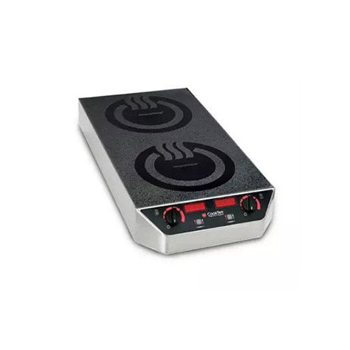 CookTek MC2502F Countertop 2 Burner Induction Cooker / Range – 240V, 5000W