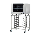 Turbofan E27M2 and SK2731U Stand - Full Size Sheet Pan Manual / Electric Convection Oven on a Stainless Steel Stand