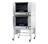 Turbofan E27M3/2 - Full Size Sheet Pan Manual Electric Convection Ovens Double Stacked