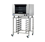 Turbofan E27M3 and SK2731U Stand - Full Size Sheet Pan Manual / Electric Convection Oven on a Stainless Steel Stand