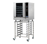 Turbofan G32D5 and SK32 Stand - Full Size Sheet Pan Digital / Gas Convection Oven on a Stainless Steel Stand