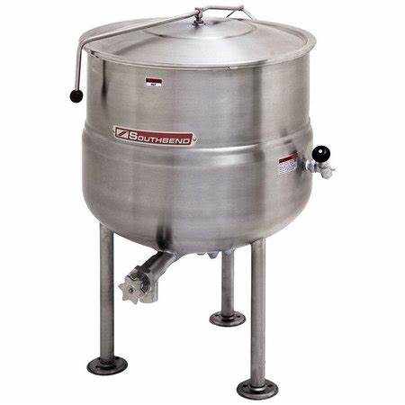 Southbend KDLS-20, 20 Gallon Direct Steam 2/3 Jacket Kettle, Free Standing, Stationary