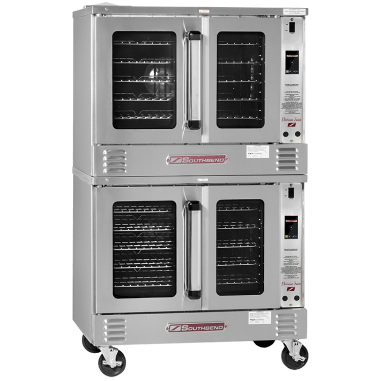 Platinum Double Convection Oven, Electric, 7.5KW Each, Bakery Depth, Touch Controls, Independent Doors, Ventless – 15KW, 240V, 3PH