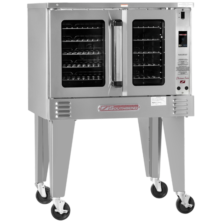 Platinum Single Convection Oven, Gas 70,000 BTU’S, Bakery Depth, Touch Controls, Dependent Doors – Liquid Propane, 70000 BTU