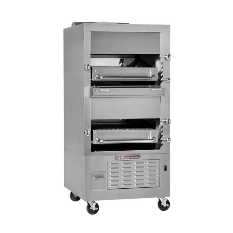 34″ Upright Infrared Broiler Gas Double Deck – Natural Gas, 208000 Total BTU
