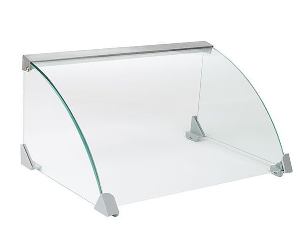 Winco EHDG-5SG Spectrum Sneeze Guard for EHDG-5R Hot Dog Roller