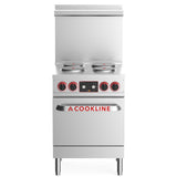 Cookline ER24-240, 24-Inch Electric Range with 4 Burners, 240V