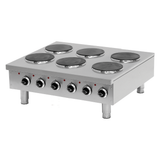 Pegasus HP-36E, 36-Inch 6-Burner Countertop Electric Range - 208V