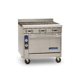 Imperial IHR-6, 36-Inch 6 Open Burner Heavy-Duty Range with Standard Oven, NSF