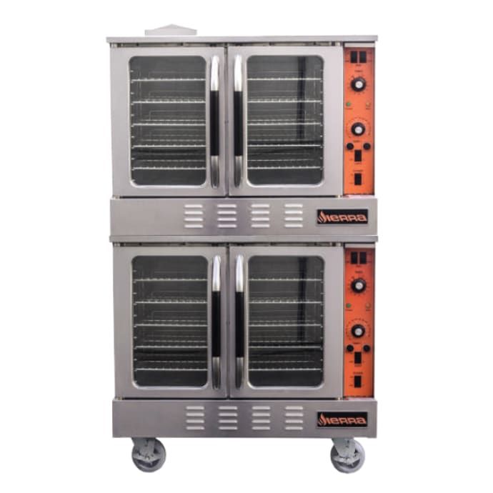 Sierra SRCO-2, 38-inch Gas Double Deck Convection Oven, 108,000 BTU