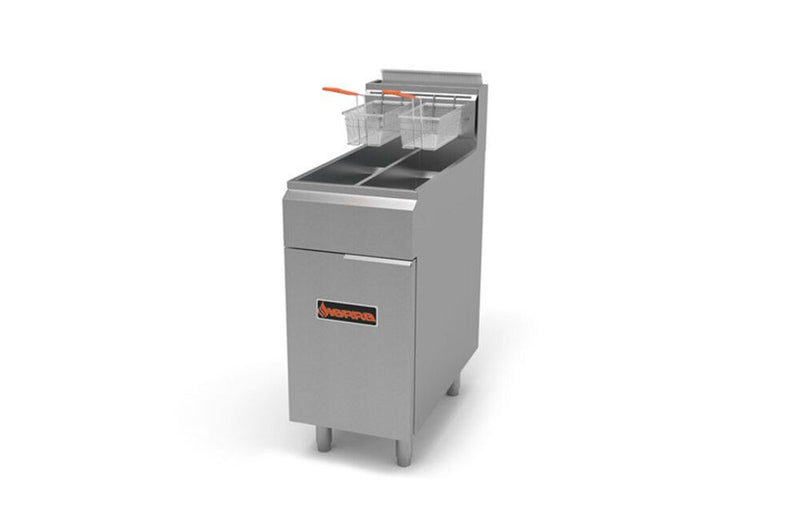 Sierra SRF-40-50, 40-50-LВЅ Heavy Duty Stainless Steel Gas Fryer