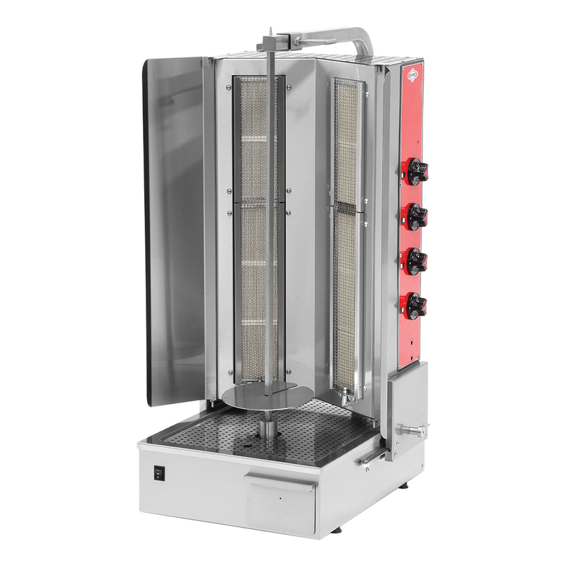 Pegasus V2C-10G, Vega Series Heavy Duty Gas Gyro Machine, 2 Columns, 10 Burners
