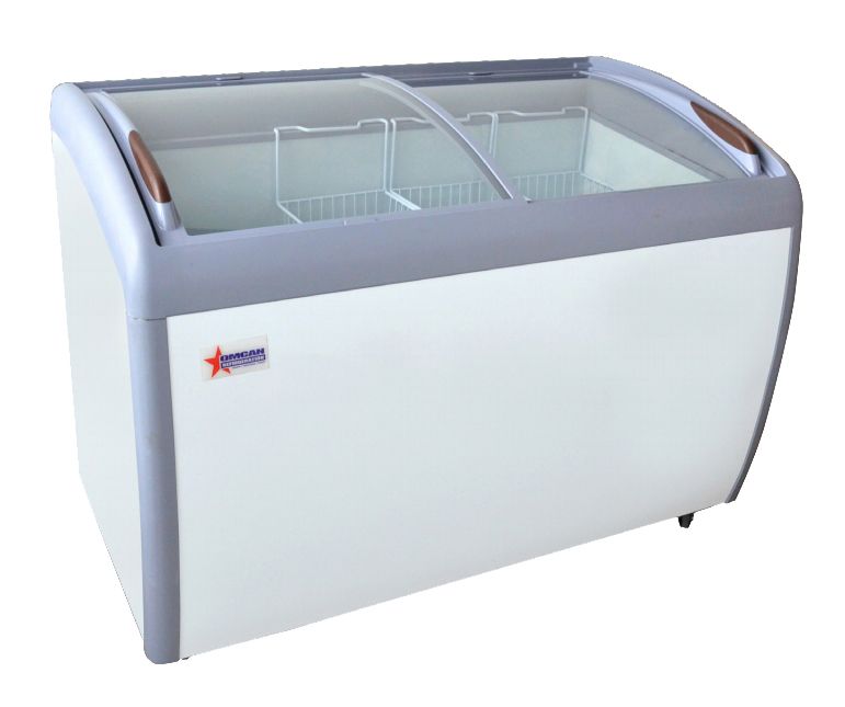 Omcan XS-360YX, 49x28x34-Inch Ice Cream Freezer, 2 Sliding Glass Doors, 12.8 Cu. Ft, ETL Listed, ETL Sanitation (Discontinued)